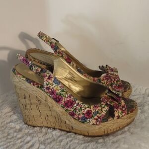 Madden Girl "Encoree" Cork Wedge Women's Sandals